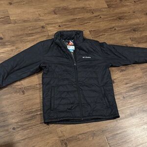 Columbia Dark Jacket with Zip Closure